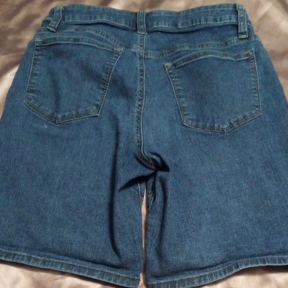 Lee Blue Denim Shorts-Midrise Short Zipper Fly RN130273 - Picture 7 of 10